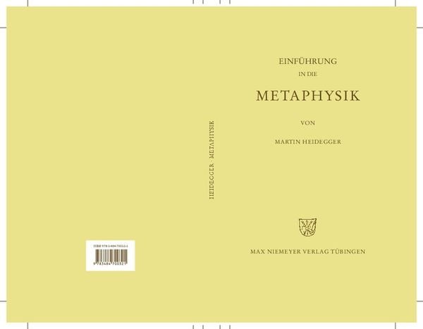 Produktbild: Einf&uuml;hrung in die Metaphysik