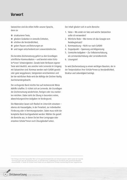 Produktbild: Zeichensetzung in der Sekundarstufe I