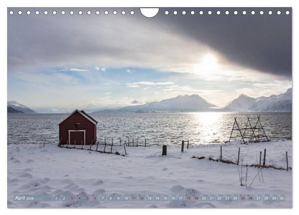 Produktbild: Lyngener Alpen Nord-Norwegen (Wandkalender 2026 DIN A4 quer), CALVENDO Monatskalender