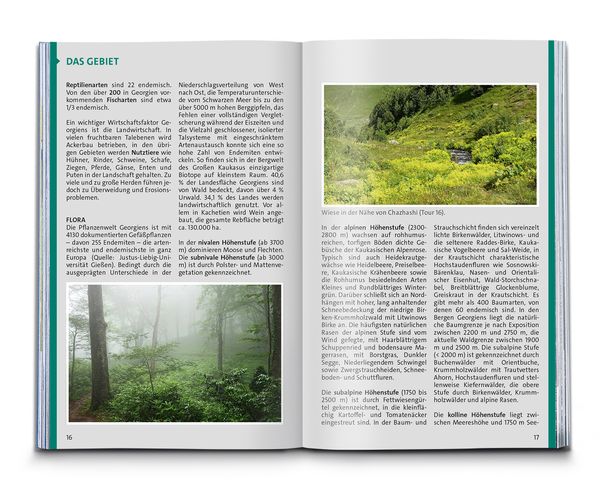 Produktbild: KOMPASS Wanderführer Georgien, Kaukasus, 50 Touren mit Extra-Tourenkarte