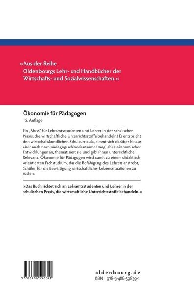 Produktbild: &Ouml;konomie f&uuml;r P&auml;dagogen