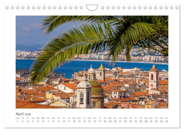 Produktbild: French Riviera moments (Wall Calendar 2026 DIN A4 landscape), CALVENDO 12 Month Wall Calendar