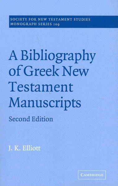 Produktbild: A Bibliography of Greek New Testament Manuscripts