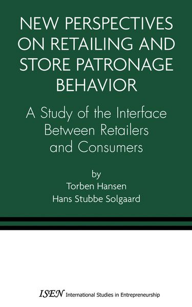 Produktbild: New Perspectives on Retailing and Store Patronage Behavior