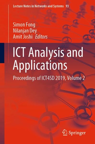 Produktbild: ICT Analysis and Applications