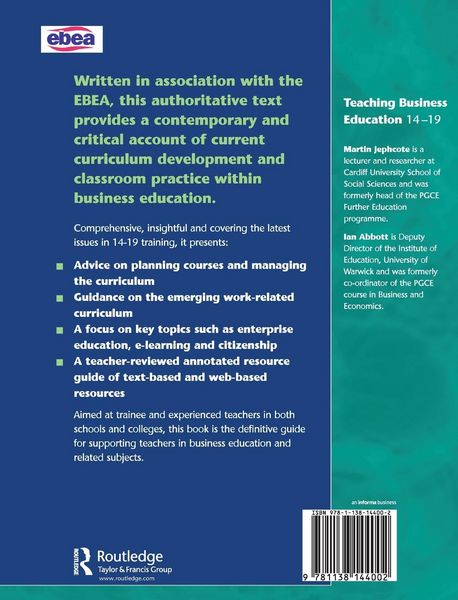 Produktbild: Teaching Business Education 14-19