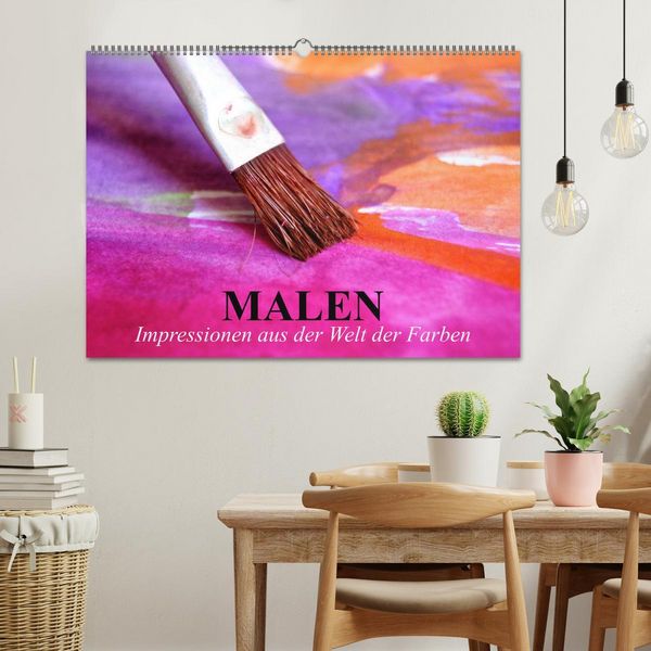 Produktbild: Malen. Impressionen aus der Welt der Farben (Wandkalender 2026 DIN A2 quer), CALVENDO Monatskalender