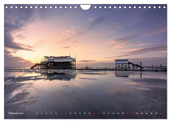 Produktbild: Nordseeurlaub in St. Peter-Ording (Wandkalender 2026 DIN A4 quer), CALVENDO Monatskalender