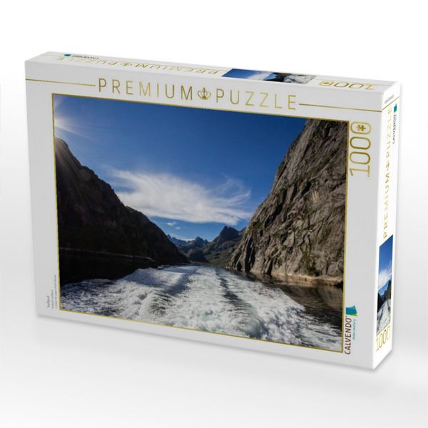 Produktbild: CALVENDO Puzzle Trollfjord | 1000 Teile Lege-Gr&ouml;&szlig;e 64x48cm Foto-Puzzle f&uuml;r gl&uuml;ckliche Stunden