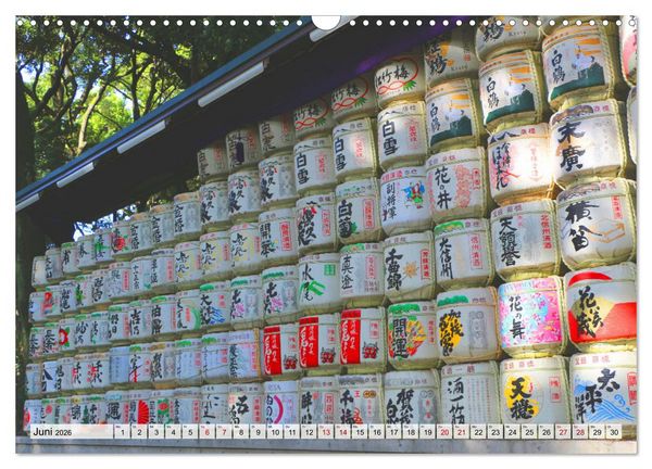 Produktbild: Japan das Land der aufgehenden Sonne (Wandkalender 2026 DIN A3 quer), CALVENDO Monatskalender
