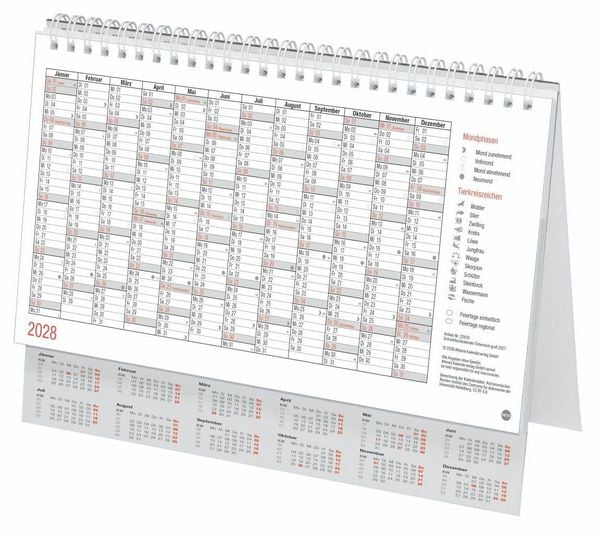 Produktbild: Schreibtischkalender &Ouml;sterreich gro&szlig; 2027