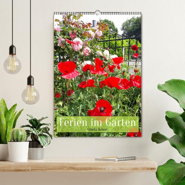 Produktbild: Ferien im Garten (Wandkalender 2026 DIN A2 hoch), CALVENDO Monatskalender