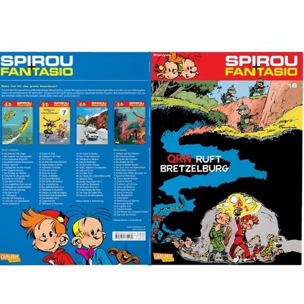 Produktbild: Spirou und Fantasio 16: QRN ruft Bretzelburg