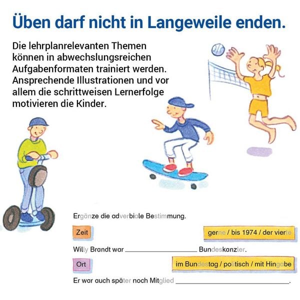 Produktbild: Das &Uuml;bungsheft Deutsch 6