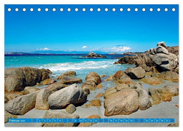 Produktbild: Traumhaftes Sardinien (Tischkalender 2026 DIN A5 quer), CALVENDO Monatskalender