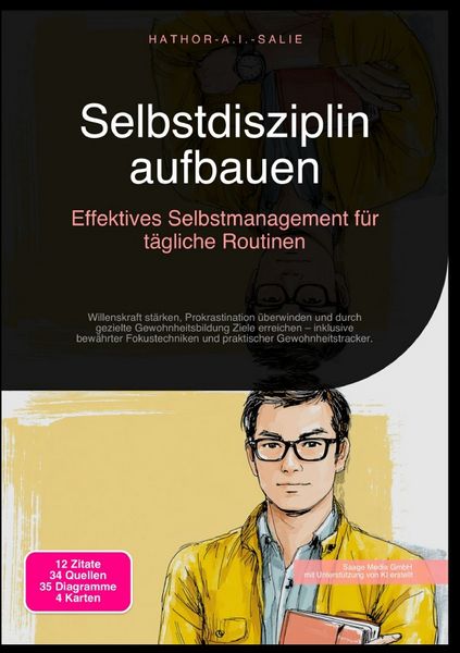 Produktbild: Selbstdisziplin aufbauen: Effektives Selbstmanagement f&uuml;r t&auml;gliche Routinen