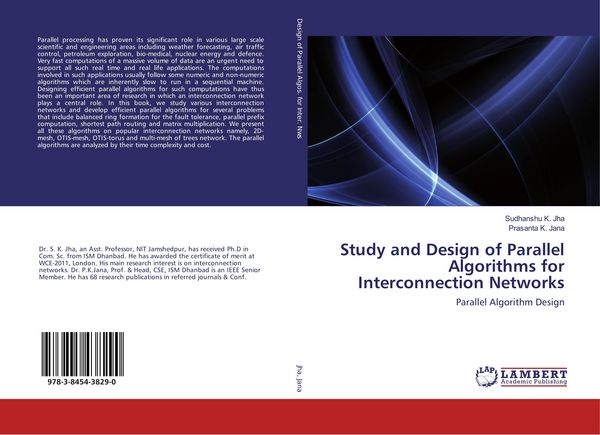 Produktbild: Study and Design of Parallel Algorithms for Interconnection Networks