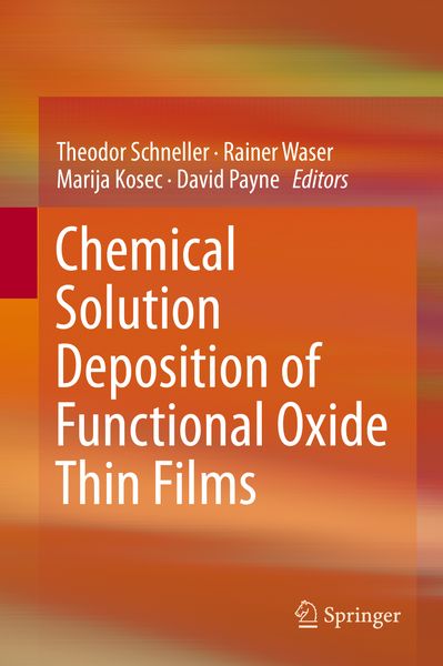 Produktbild: Chemical Solution Deposition of Functional Oxide Thin Films