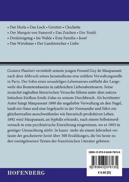Produktbild: Der Horla