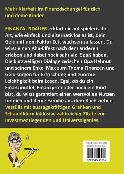 Produktbild: Finanzausdauer - Spielerisch mit Hilfe von Bildern und Zitaten verstehen, wie einfach das Thema Geldanlage doch eigentlich ist