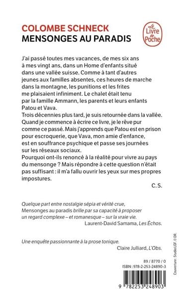 Produktbild: Mensonges au paradis