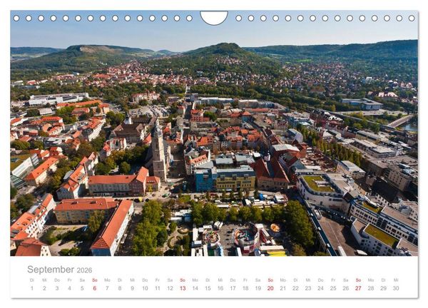 Produktbild: TH&Uuml;RINGEN 2026 (Wandkalender 2026 DIN A4 quer), CALVENDO Monatskalender