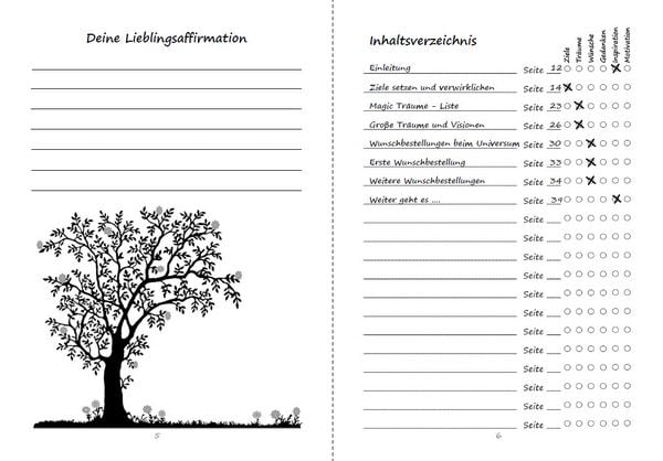 Produktbild: W&uuml;nsche Buch und Visualisieren meiner Zukunft und Ziele