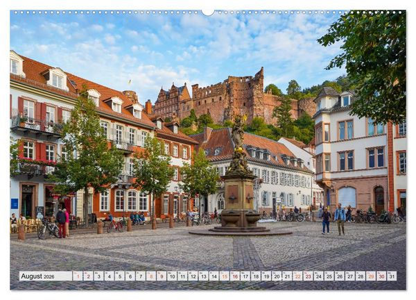 Produktbild: Heidelberg Impressionen (Wandkalender 2026 DIN A2 quer), CALVENDO Monatskalender
