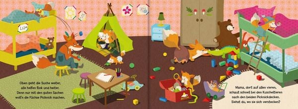 Produktbild: Familie Fuchs sucht ihre Sachen, denn sie will heute Picknick machen