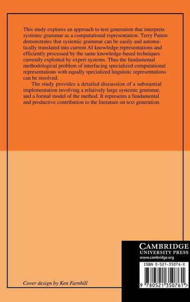 Produktbild: Systemic Text Generation