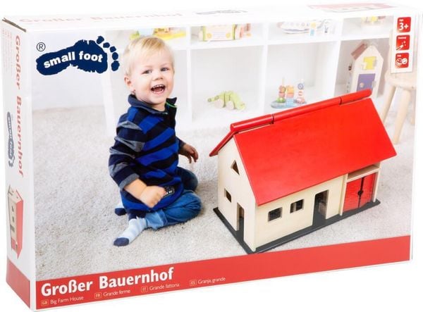 Produktbild: Small foot 8502 - Gro&szlig;er Bauernhof, Bauernhaus, Holz, 52x37x35cm