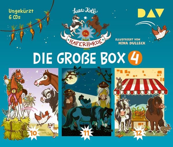 Produktbild: Die Haferhorde &ndash; Die gro&szlig;e Box 4 (Teil 10-12)