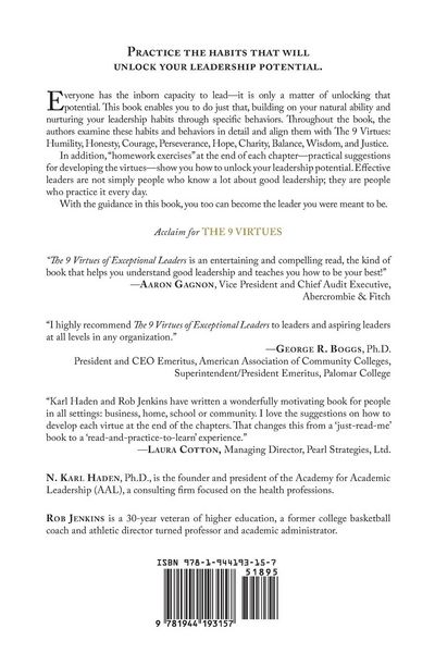 Produktbild: The 9 Virtues of Exceptional Leaders