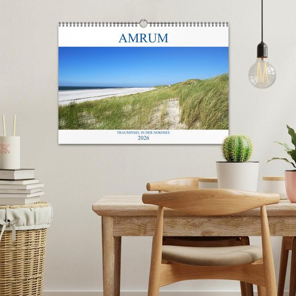 Produktbild: Amrum &ndash; Trauminsel in der Nordsee (Wandkalender 2026 DIN A3 quer), CALVENDO Monatskalender