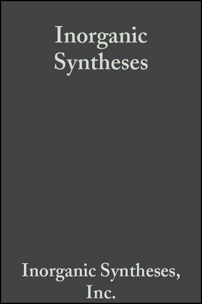 Produktbild: Inorganic Syntheses, Volume 11