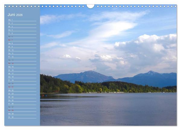 Produktbild: Am sch&ouml;nen Chiemsee (Wandkalender 2026 DIN A3 quer), CALVENDO Monatskalender