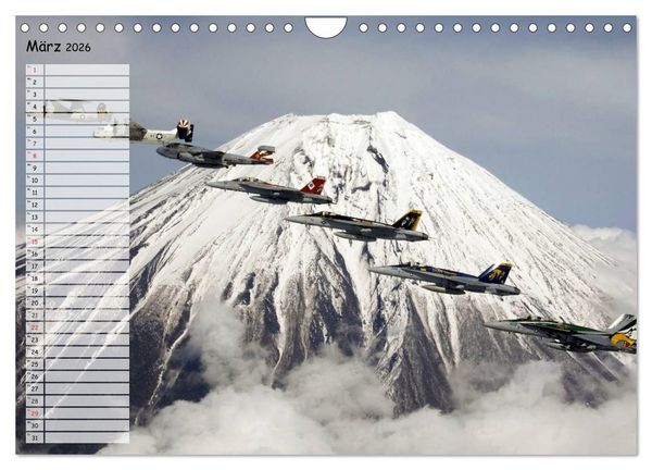 Produktbild: Luftwaffe. Kampfflugzeuge der USA (Wandkalender 2026 DIN A4 quer), CALVENDO Monatskalender