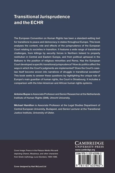 Produktbild: Transitional Jurisprudence and the Echr