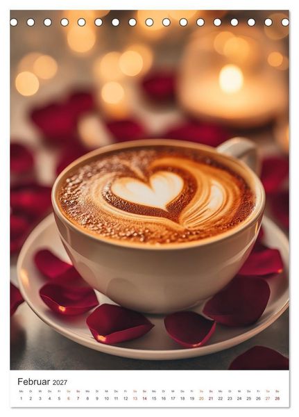 Produktbild: Zeit f&uuml;r Kaffee (Tischkalender 2027 DIN A5 hoch), CALVENDO Monatskalender