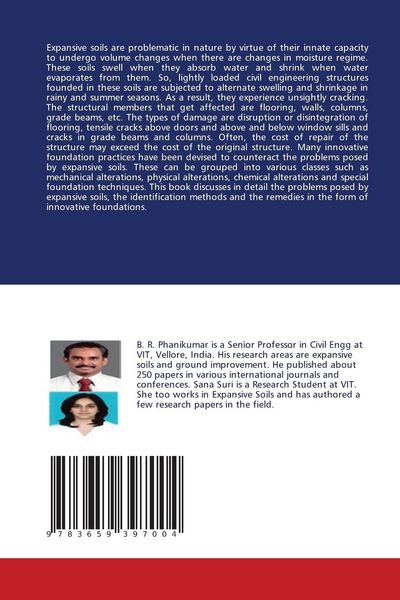 Produktbild: Expansive Soils: Problems and Remedies