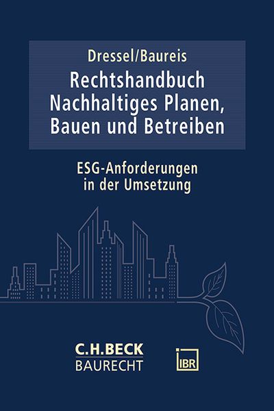Produktbild: Rechtshandbuch Nachhaltiges Planen, Bauen und Betreiben