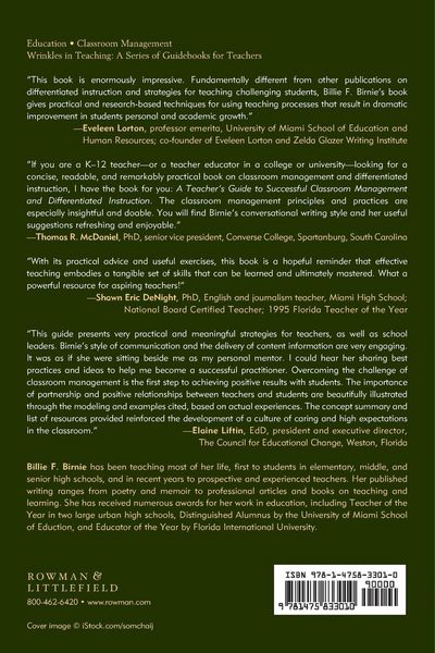 Produktbild: Teacher's Guide to Successful Classroom Management and Differentiated Instruction