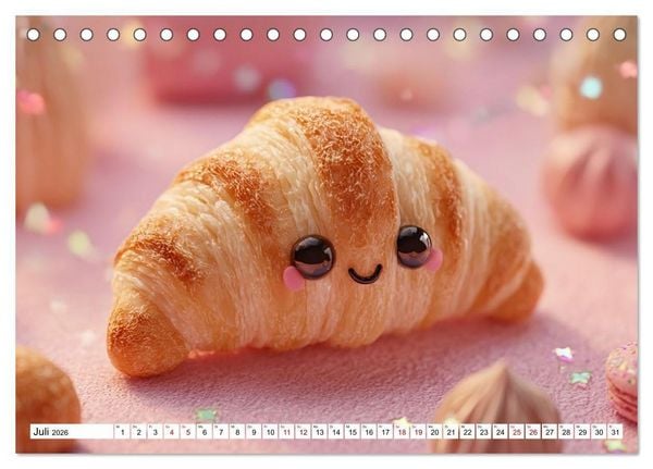 Produktbild: Kawaii-Gl&uuml;cksmomente (Tischkalender 2026 DIN A5 quer), CALVENDO Monatskalender