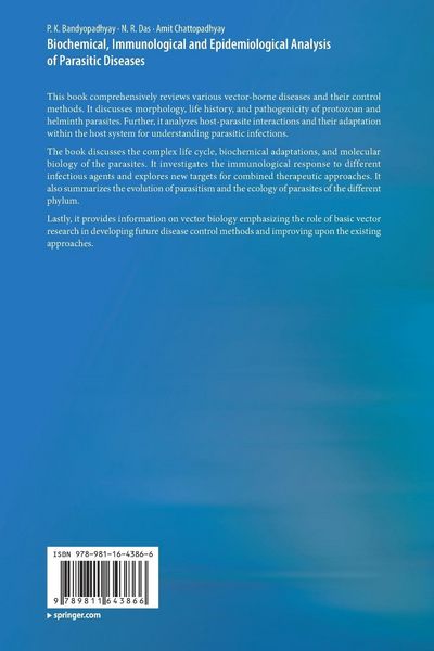 Produktbild: Biochemical, Immunological and Epidemiological Analysis of Parasitic Diseases
