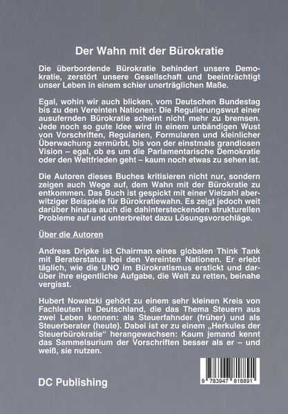 Produktbild: Der Wahn mit der B&uuml;rokratie