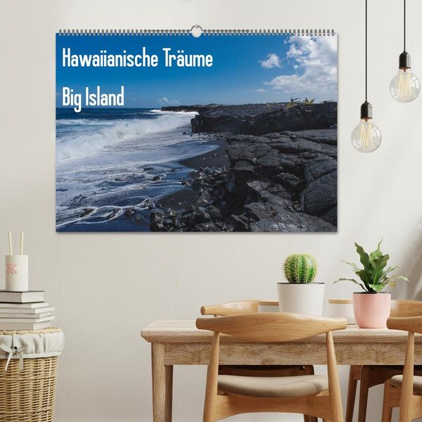 Produktbild: Hawaiianische Tr&auml;ume Big Island (Wandkalender 2026 DIN A2 quer), CALVENDO Monatskalender