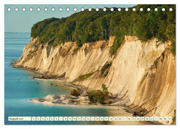 Produktbild: R&uuml;gen - Jasmund Nationalpark (Tischkalender 2027 DIN A5 quer), CALVENDO Monatskalender