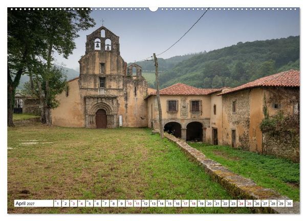 Produktbild: Unterwegs - Camino Primitivo. Zu Fu&szlig; auf der &auml;ltesten Route des Jakobsweges (hochwertiger Premium Wandkalender 2027 DIN A2 quer), Kunstdruck in Hochglanz
