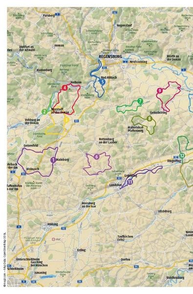Produktbild: Genussradeln Bayerisches Donau-Isar-H&uuml;gelland