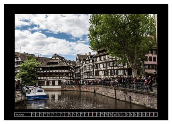 Produktbild: Strasbourg La Petite France (Calendrier mural 2026 DIN A2 vertical) calendrier de bureau